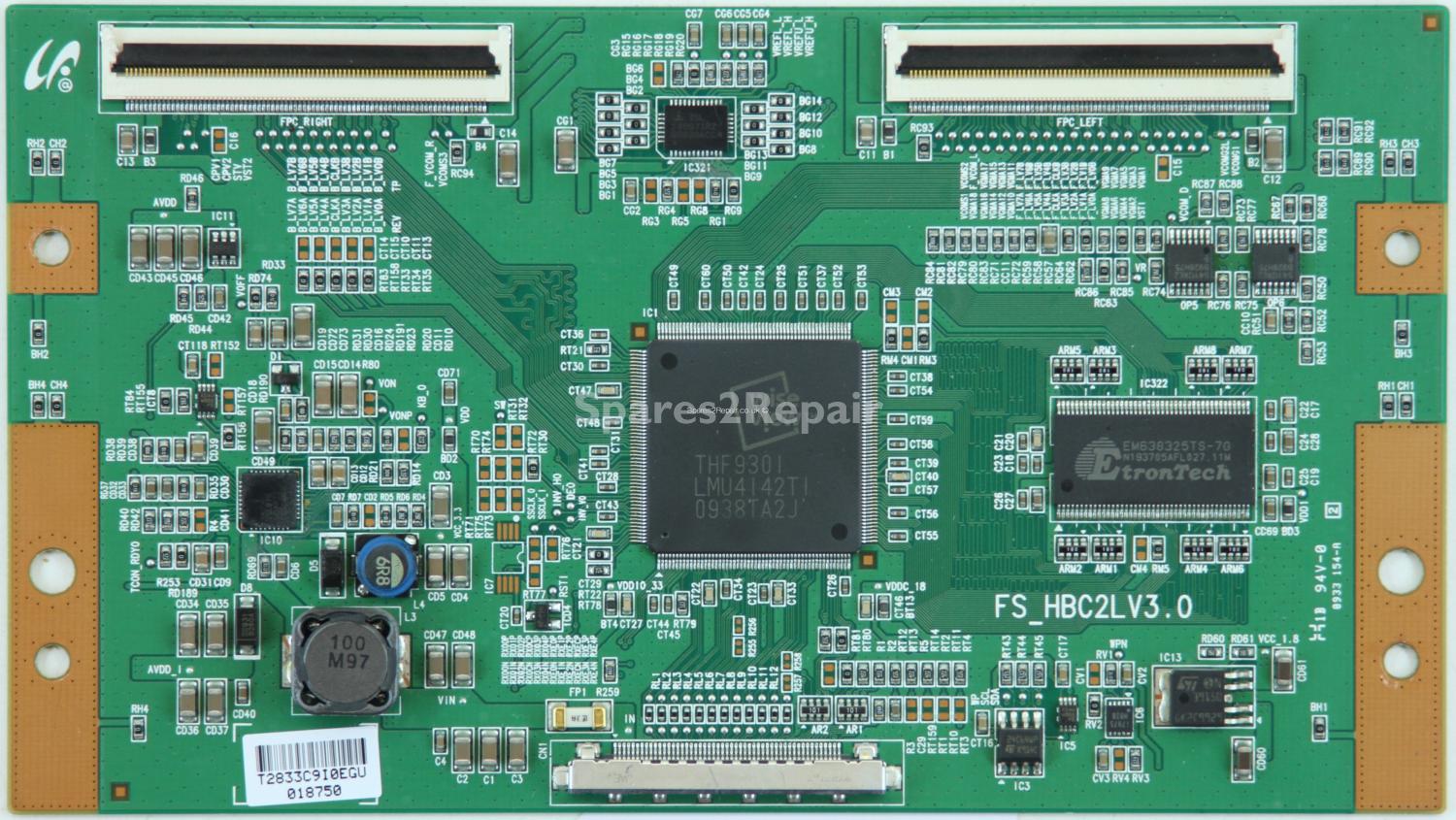 Sony KDL-32V5500 - T-Con - LJ94-02833C - FS_HBC2LV3.0