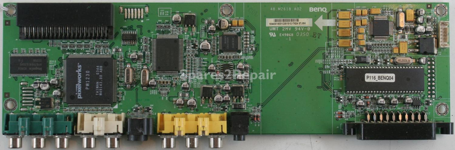 Thomson 27LCDB03B - AV Inputs - 48.M2618.A02 - 55.M2618.001