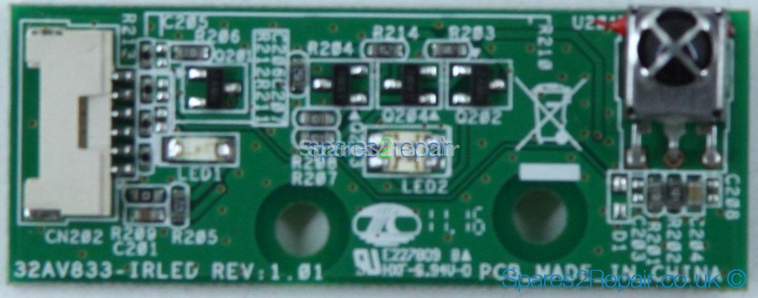 Toshiba 32EL833B - IR -32AV833-IRLED - REV:1.01 - 60EB40R03A03P