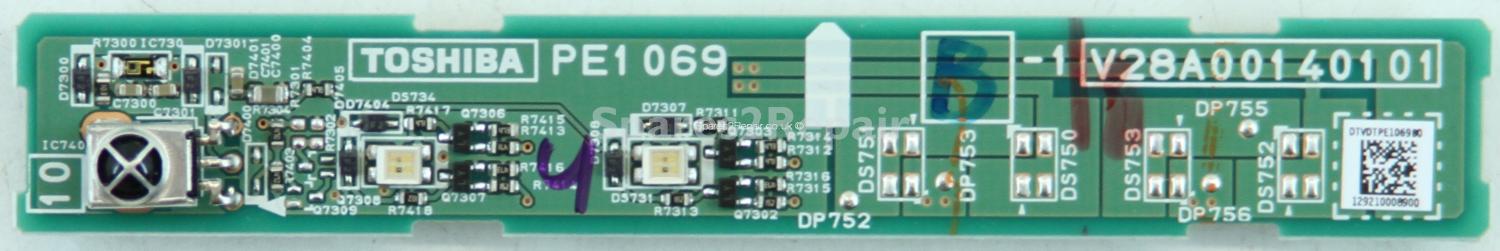 Toshiba 32RL958 - IR - PE1069 B-1 - V28A00140101 - DS-7209