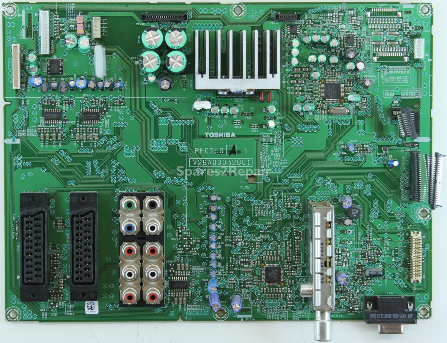 Toshiba 37X3030D - Main AV - PE0250A-1 - V28A00032801