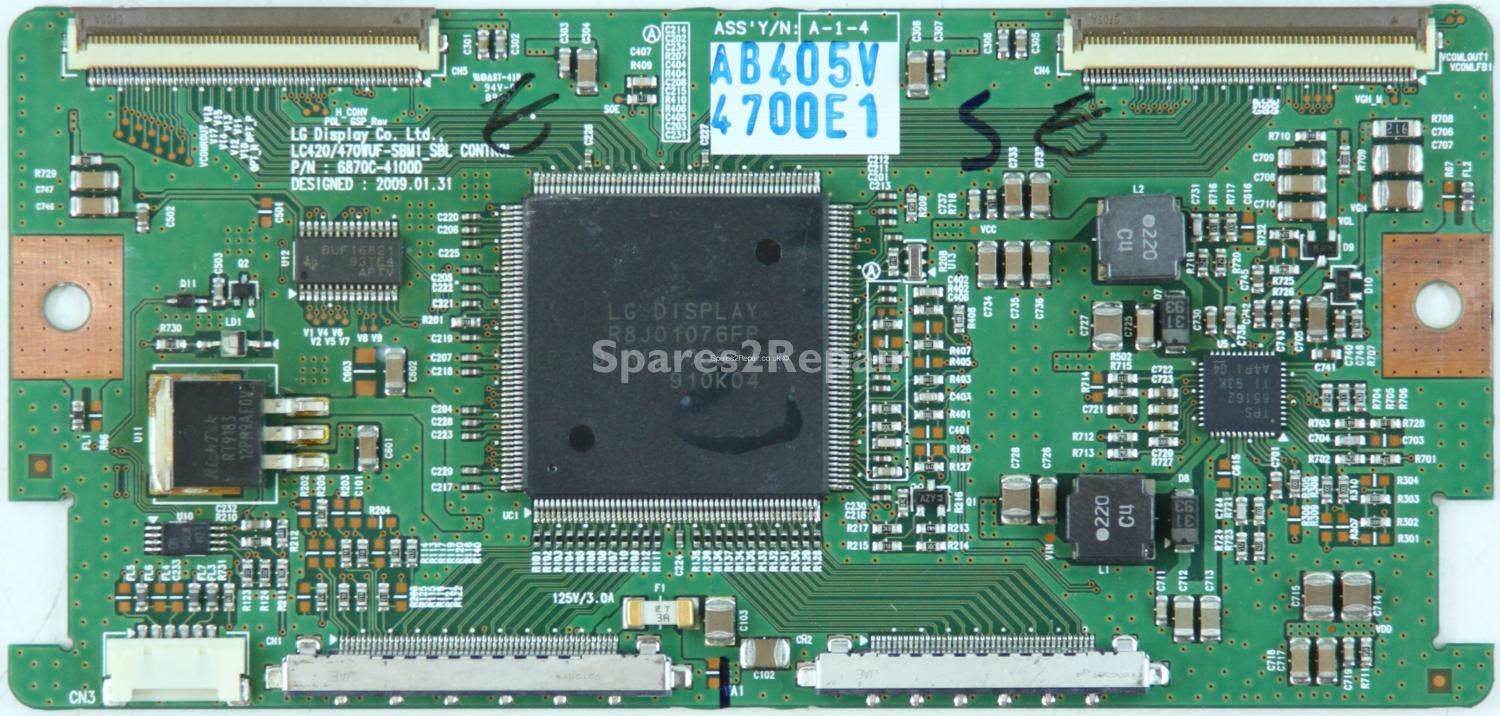 Vizio SV471XVT - T-Con - 6871L-4700E - 6870C-4100D - LC420/470WUF-SBM_SBL CONTROL